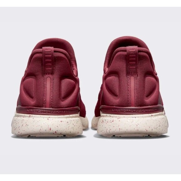 APL Techloom Tracer Mens Size 10 Running Sneakers Burgundy / Beach / Speckle NIB - Picture 5 of 12